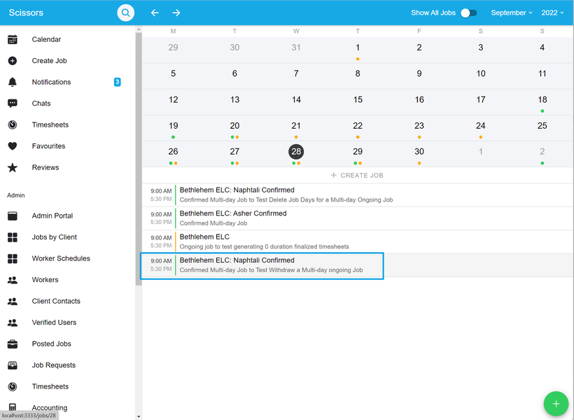 Copying job details 1