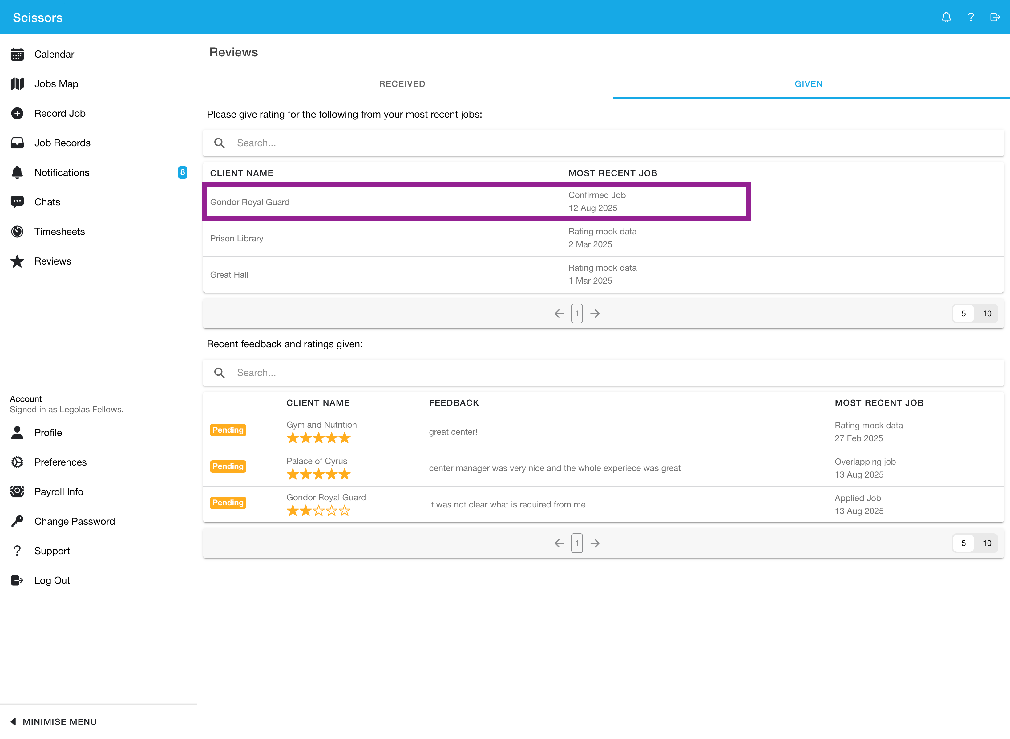 Giving feedback to a client as a worker 2