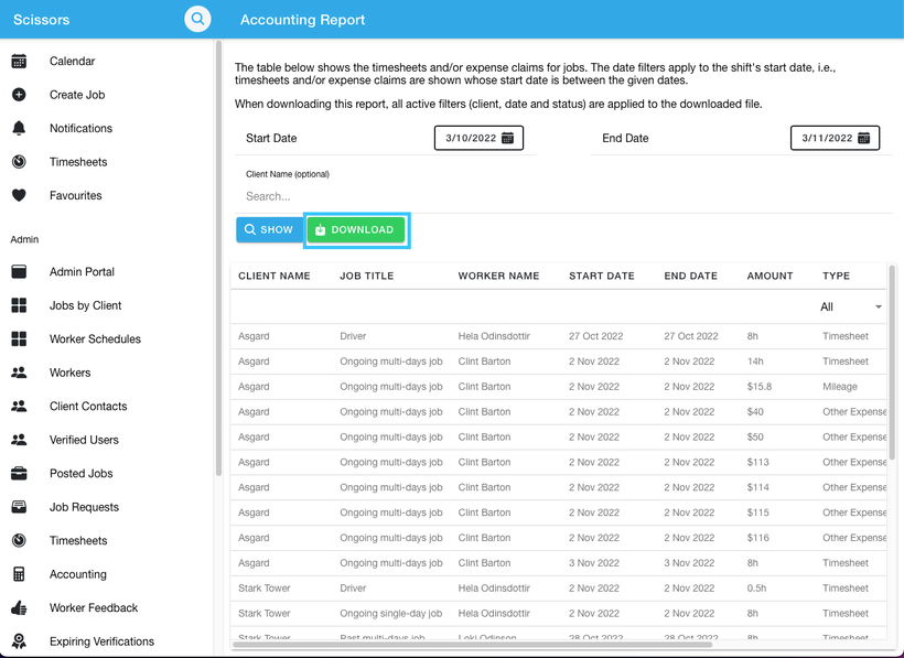 Importing accounting data into Xero for invoicing 2