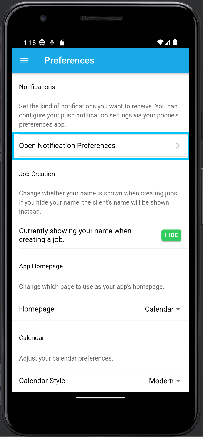 Managing your notification preferences on Android 3