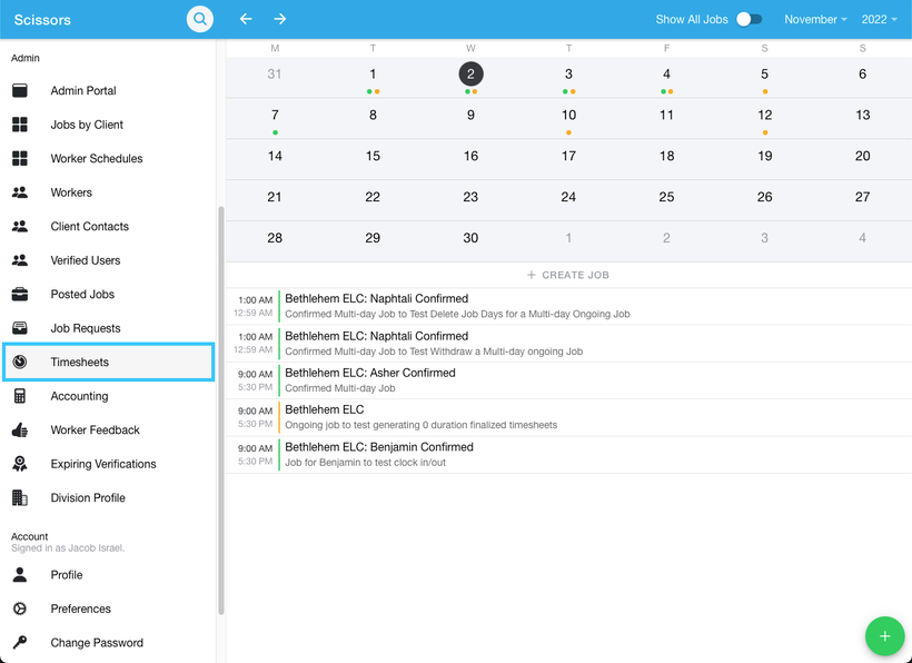 Sending timesheet reminders to clients 1