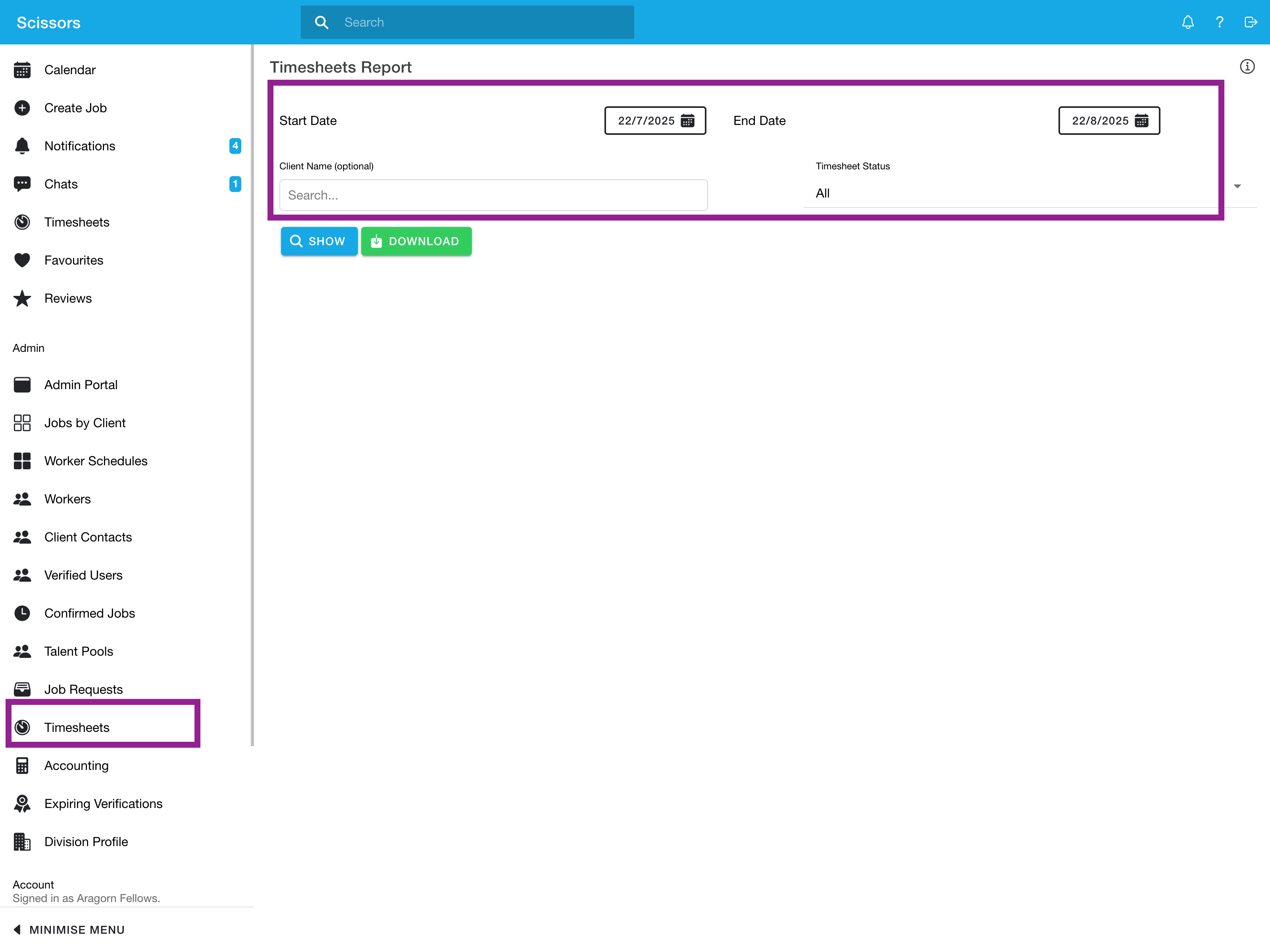 Sending timesheet reminders to clients 1 Sending timesheet reminders to clients 1